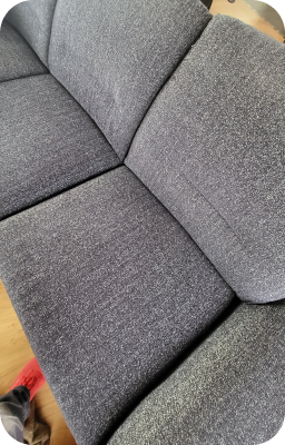 Nettoyage canapé en tissu par raffclean à toulouse